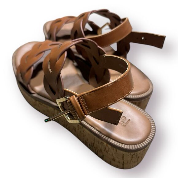 Nordstrom Rack Pennie Platform Sandal Women's‎ Open Toe Brown Sandals Size 8.5 - Picture 4 of 10